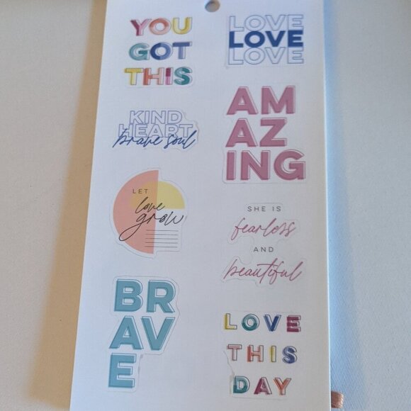 NWT 'Simple Brights' 1300 pcs Happy Planner Classic Sticker Book Colors Inspo - Picture 3 of 10